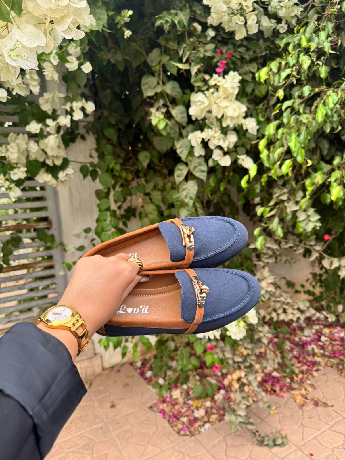 Amorette : Mocassin femme daim noir