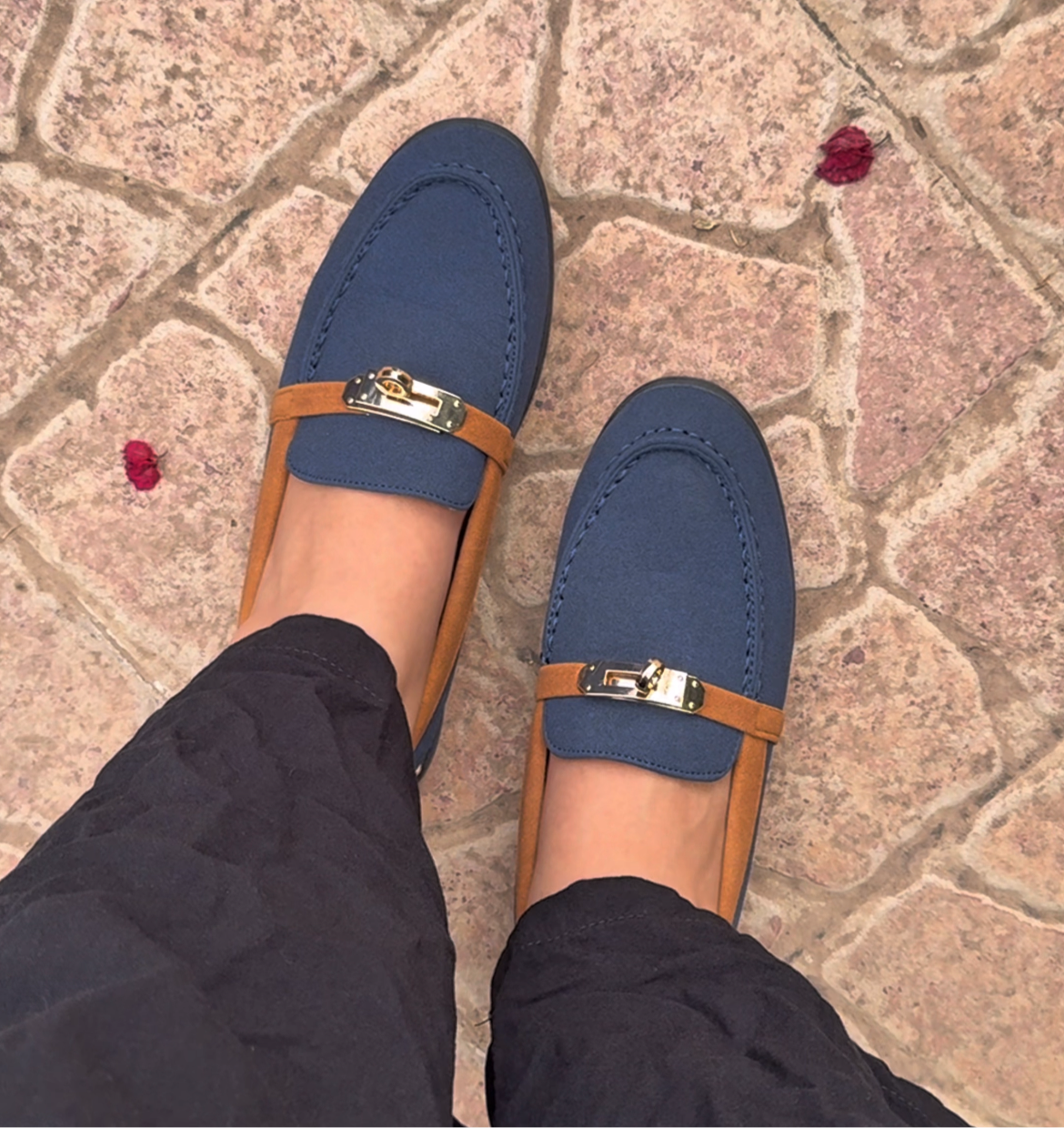 Amorette : Mocassin femme daim noir