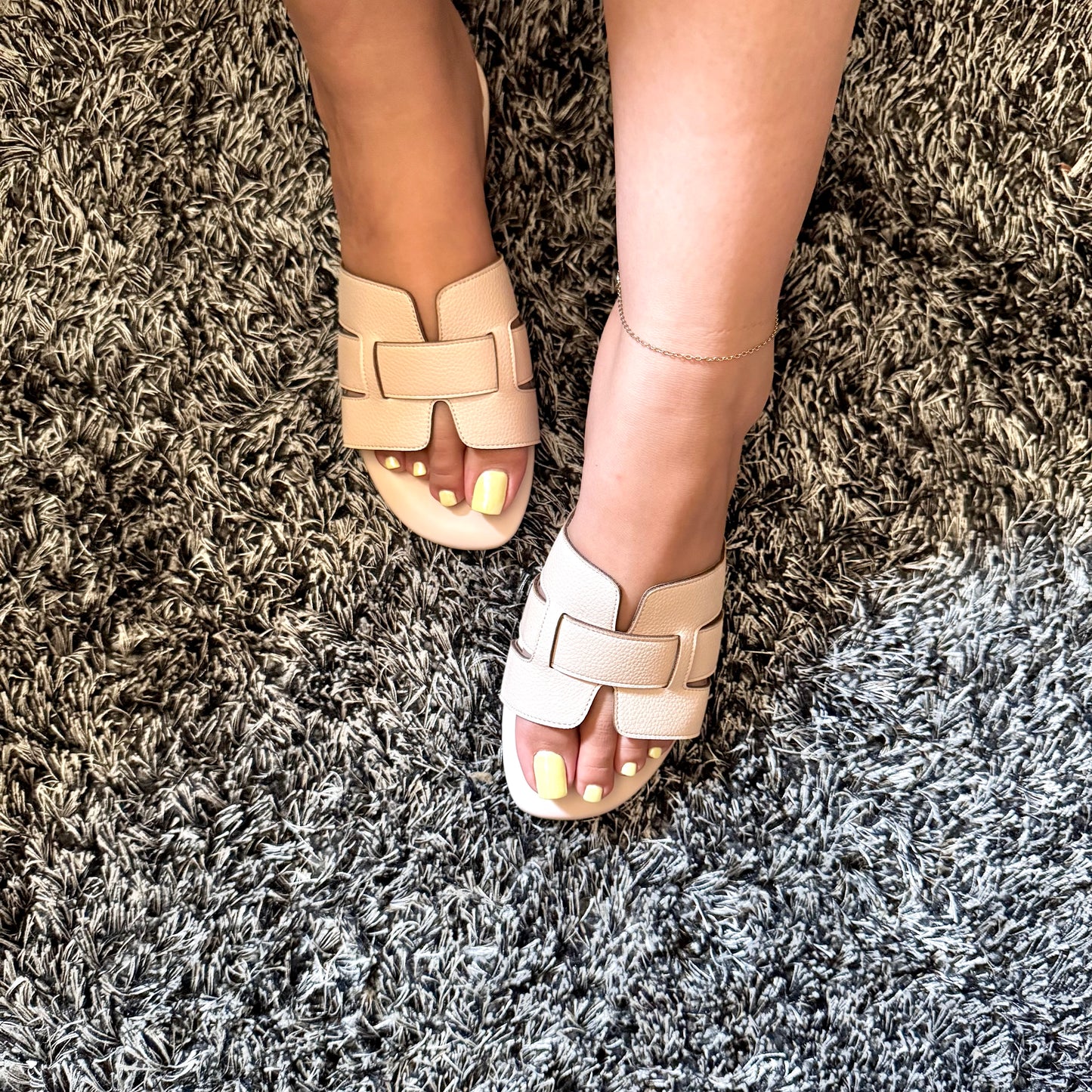 Sandale Femme Marron-beige