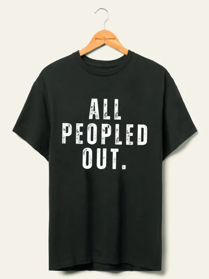 Vintage t-shirt with all the people outside