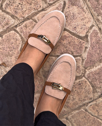 Amorette : Mocassin femme daim noir