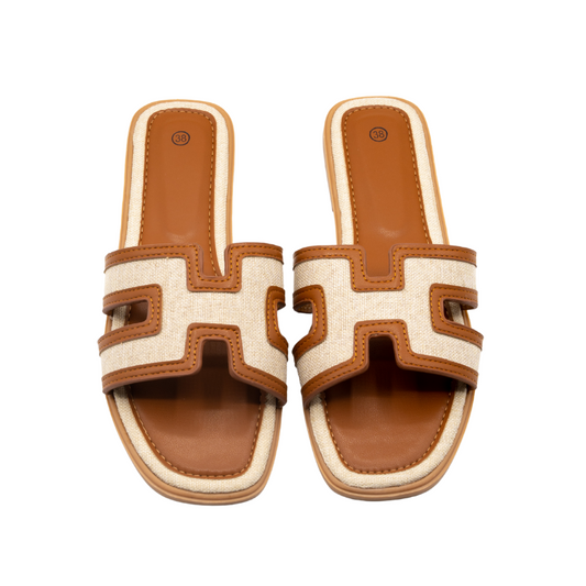 Solena : Sandale femme Marron