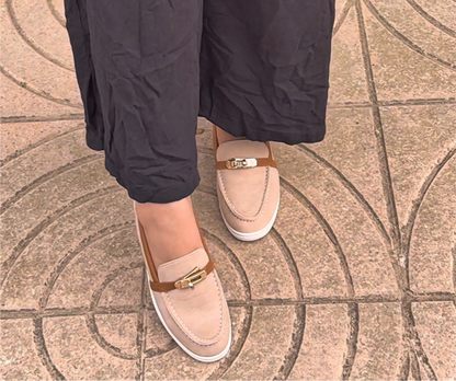 Amorette : Mocassin femme daim noir