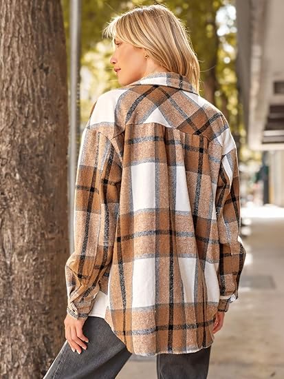 Plaid Flannel Shacket – Shirt Jacket