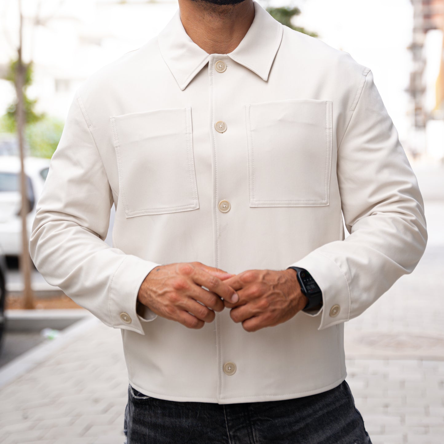 COTTON AND LINEN JACKET