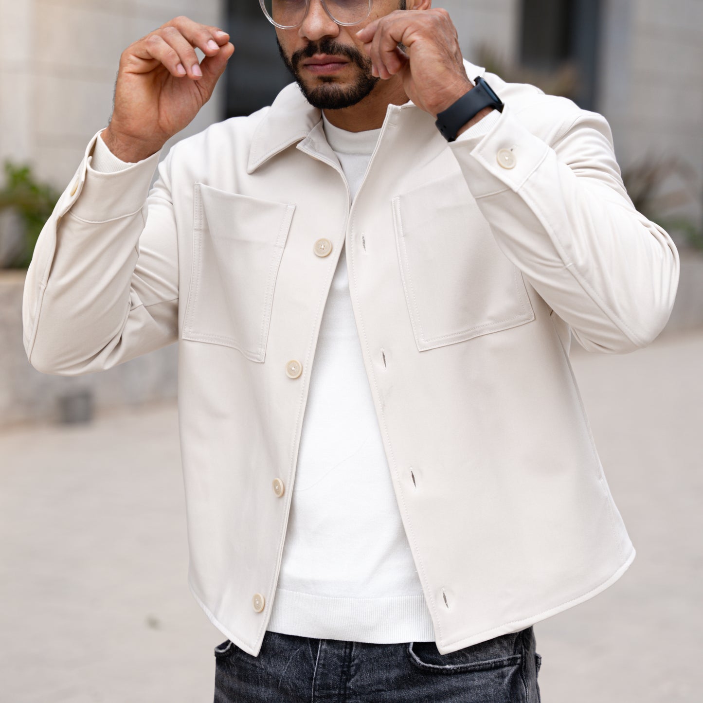 COTTON AND LINEN JACKET