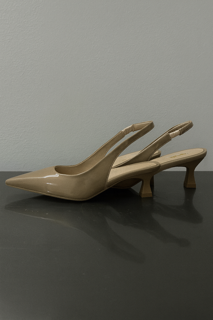 Amelia : Escarpin Femmes Blanc et Noir