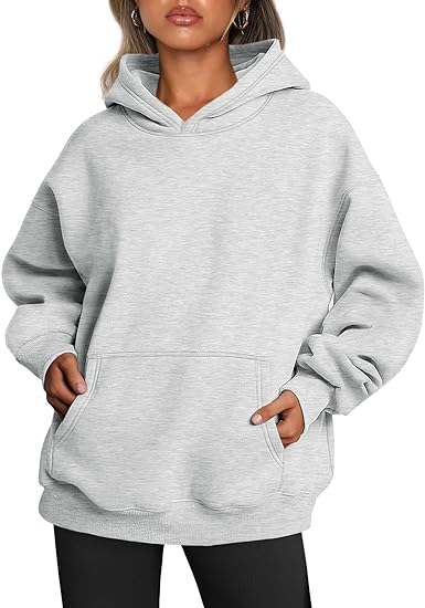 Sweat à Capuche Oversize en Molleton Ultra-Doux