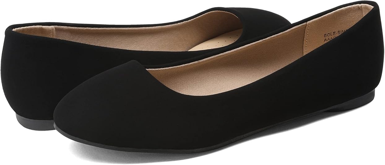 Women's Flat Ballerinas - Comfortable, Flexible, Spring Fashion