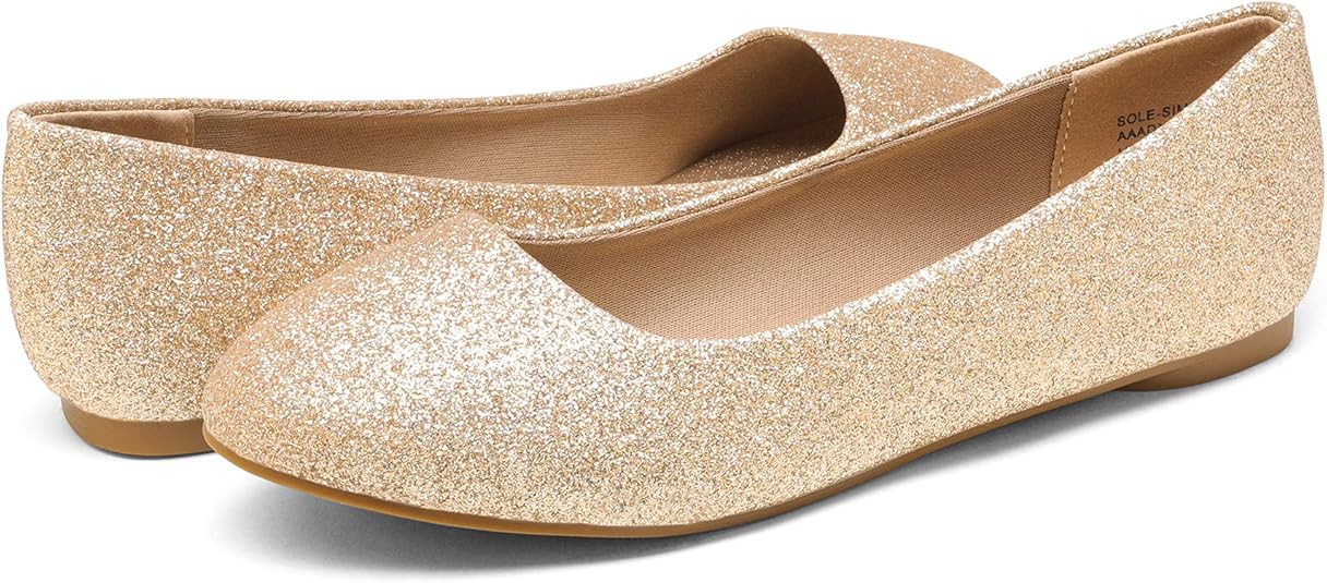 Women's Flat Ballerinas - Comfortable, Flexible, Spring Fashion