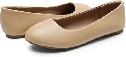 Women's Flat Ballerinas - Comfortable, Flexible, Spring Fashion