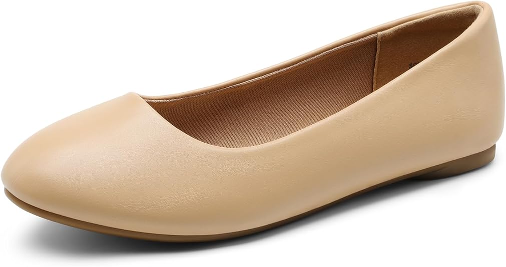 Women's Flat Ballerinas - Comfortable, Flexible, Spring Fashion