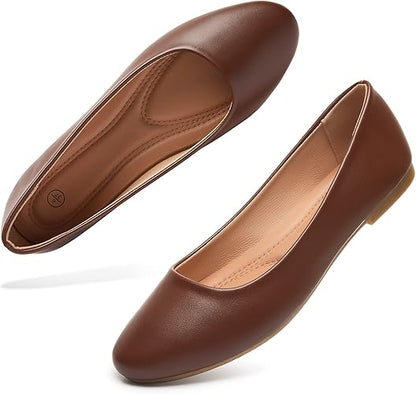 Women's Flat Ballerinas - Comfortable, Flexible, Spring Fashion