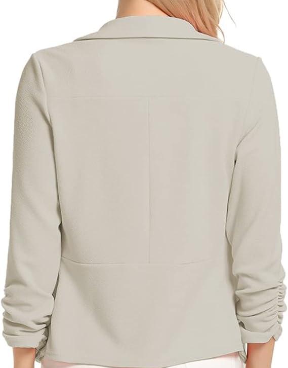 3/4 Sleeve Open Blazer – Elegance and Comfort 🌟