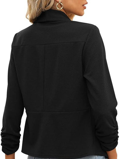 3/4 Sleeve Open Blazer – Elegance and Comfort 🌟