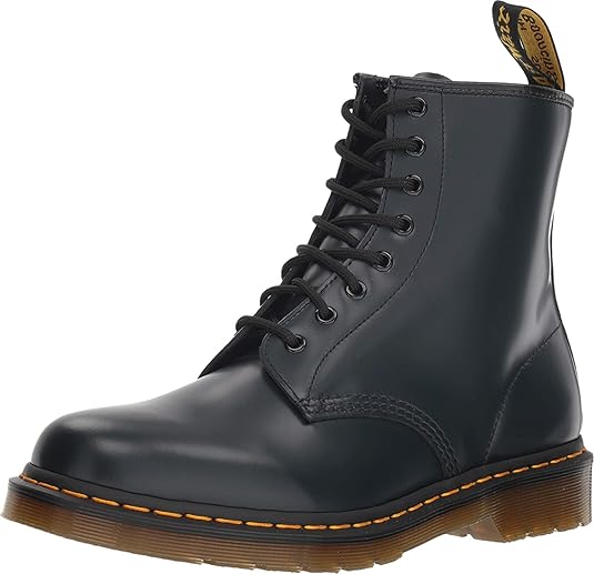 Genuine Leather Boots - Black, Mid-Calf