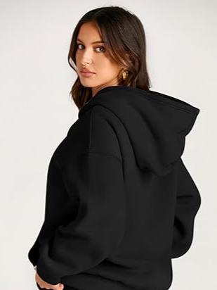 Sweat à Capuche Oversize en Molleton Ultra-Doux