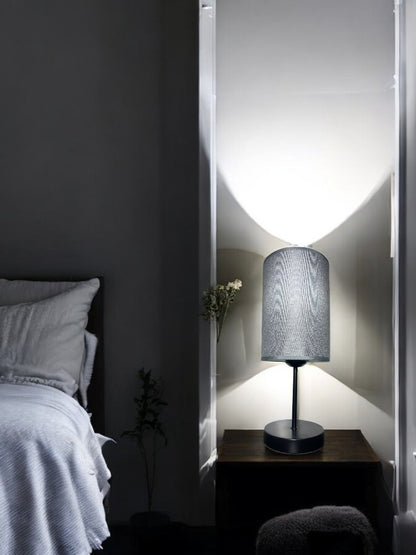 Lampe Grise avec Base en Fer